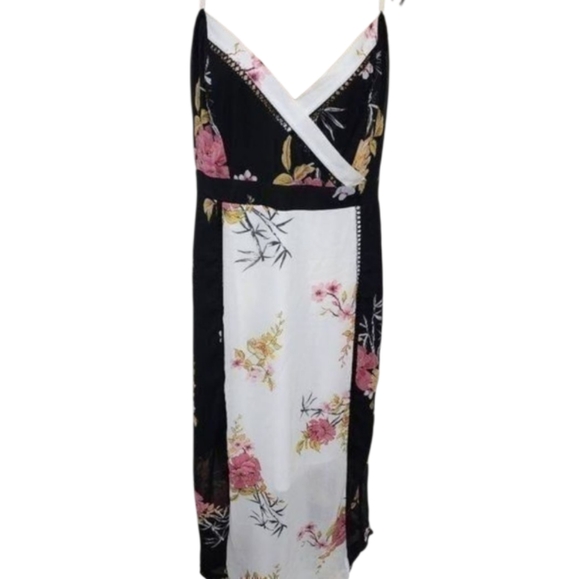 CITY Chic maxi beloved bloom Party Cocktail dress Black White plus size 24 new! - Picture 3 of 11